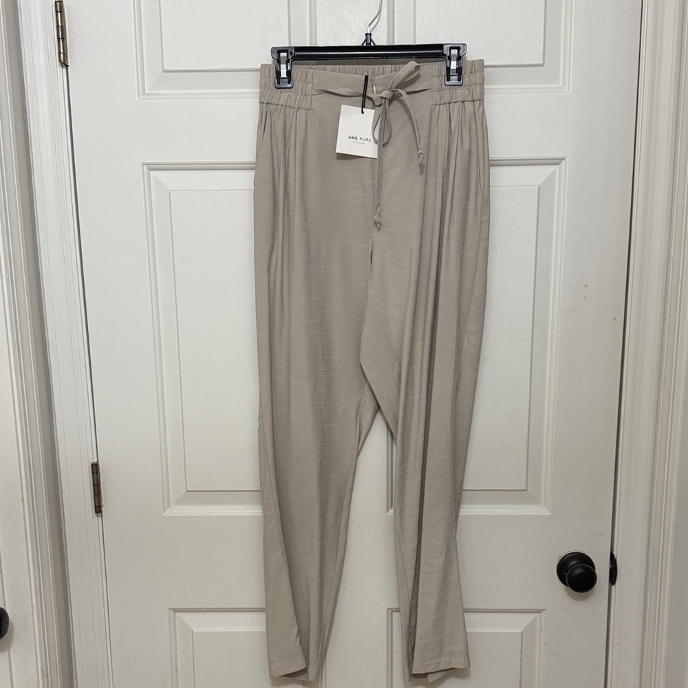 Beige Women's Trousers